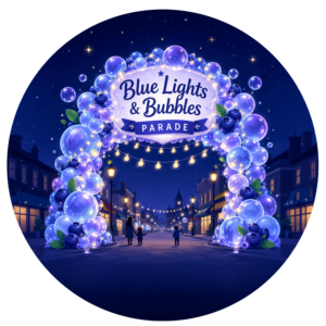 Blue Lights & Bubbles Parade